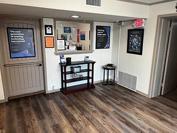 Reception Desk at The Hearing and Balance Clinic
